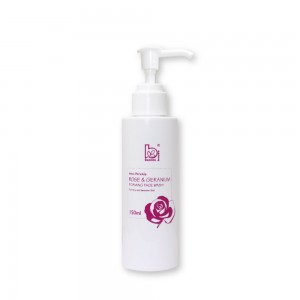 Anti-Wrinkle ROSE & GERANIUM Foaming Face Wash for Dry and Sensitive Skin 150ml